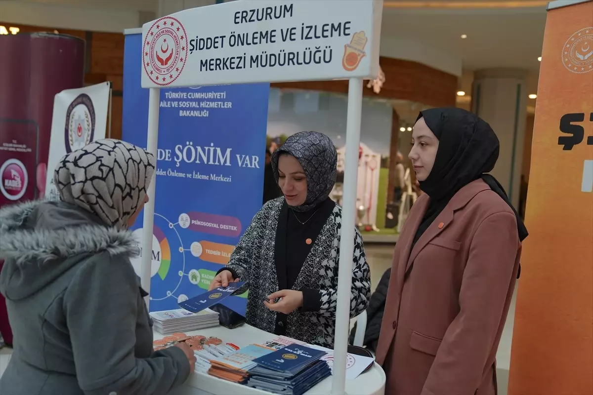 Erzurum’da Kadına Şiddete Farkındalık Sergisi