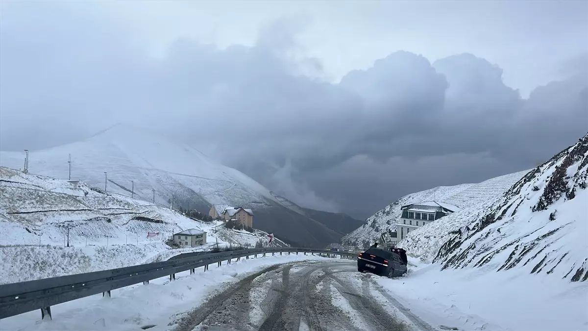 Erzurum ve Kars’ta Kar Yağışı
