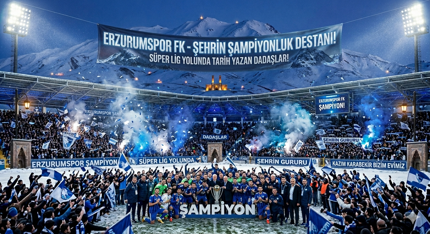 DADAŞ DURDURULAMIYOR: SÜPER LİG MEŞALESİ ERZURUM’DA YAKILDI!